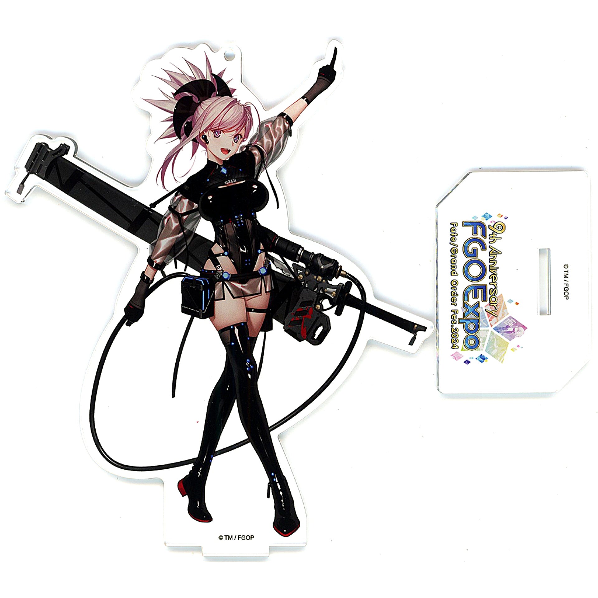Saber Musashi Miyamoto Fate/Grand Order Servant Specific Drawn Illustration Acrylic Mascot C Fate/Grand Order Fes. 2024 9th Anniversary [USED]