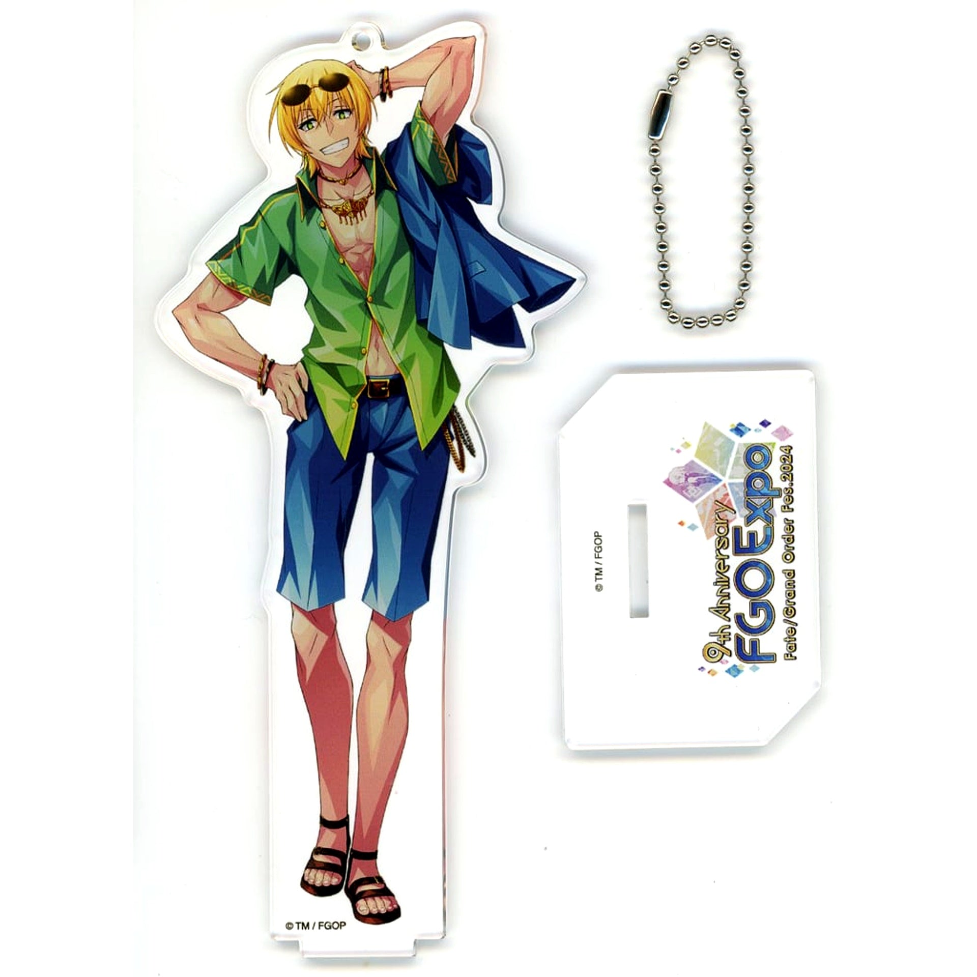Saber Jason Fate/Grand Order Servant Specific Drawn Illustration Acrylic Mascot D Fate/Grand Order Fes. 2024 9th Anniversary [USED]