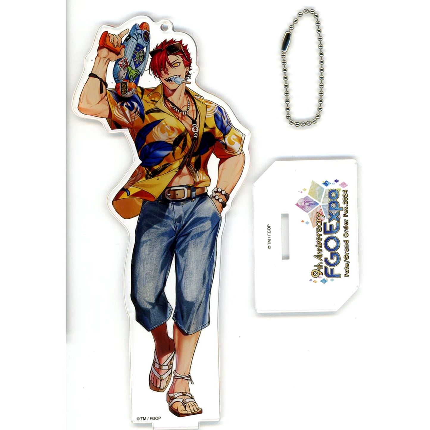 Berserker Mori Nagayoshi Fate/Grand Order Drawn Illustration Acrylic Mascot D FGO Fes. 2024 9th Anniv [USED]