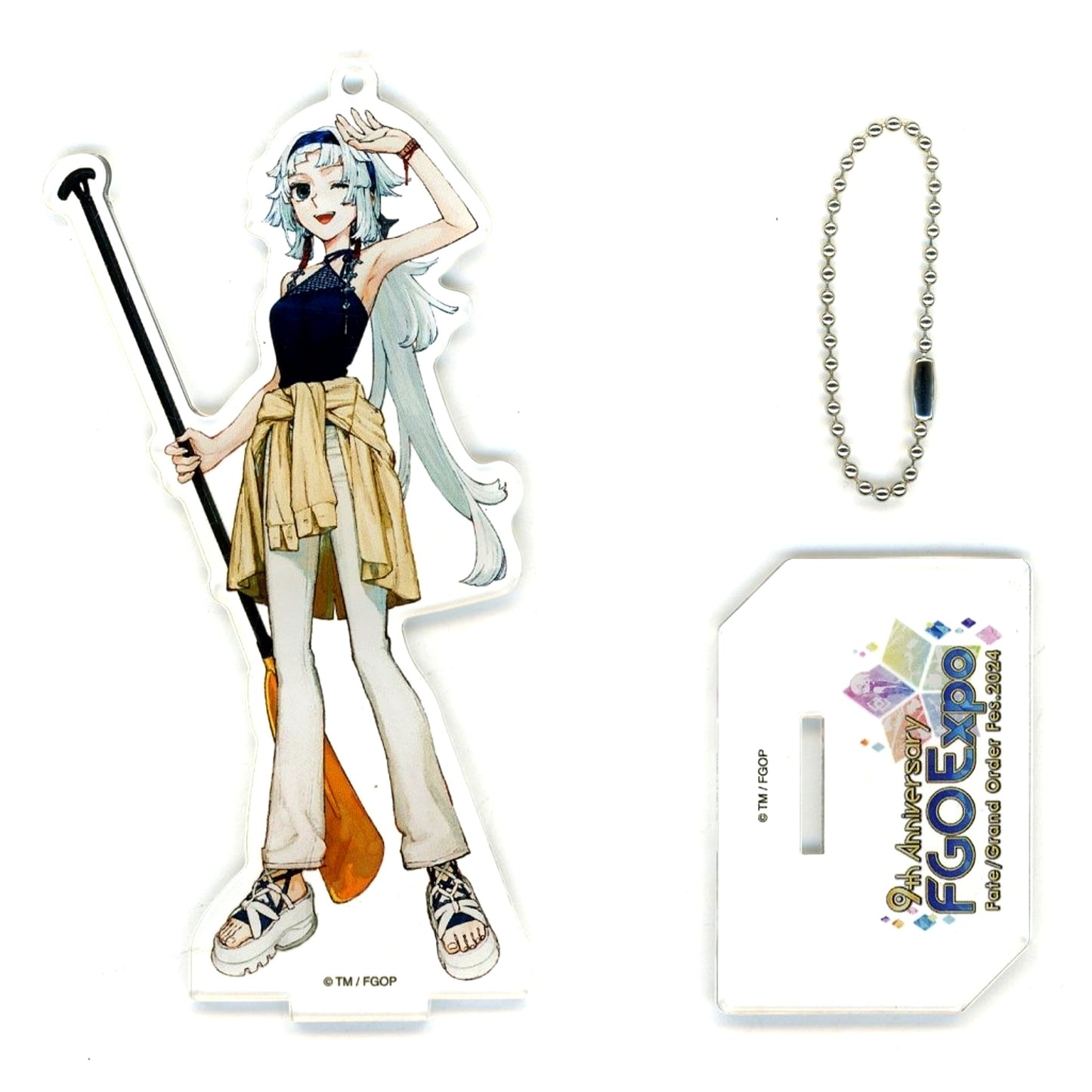 Caster Yui Shousetsu Fate/Grand Order Servant Specific Drawn Illustration Acrylic Mascot D Fate/Grand Order Fes. 2024 9th Anniversary [USED]
