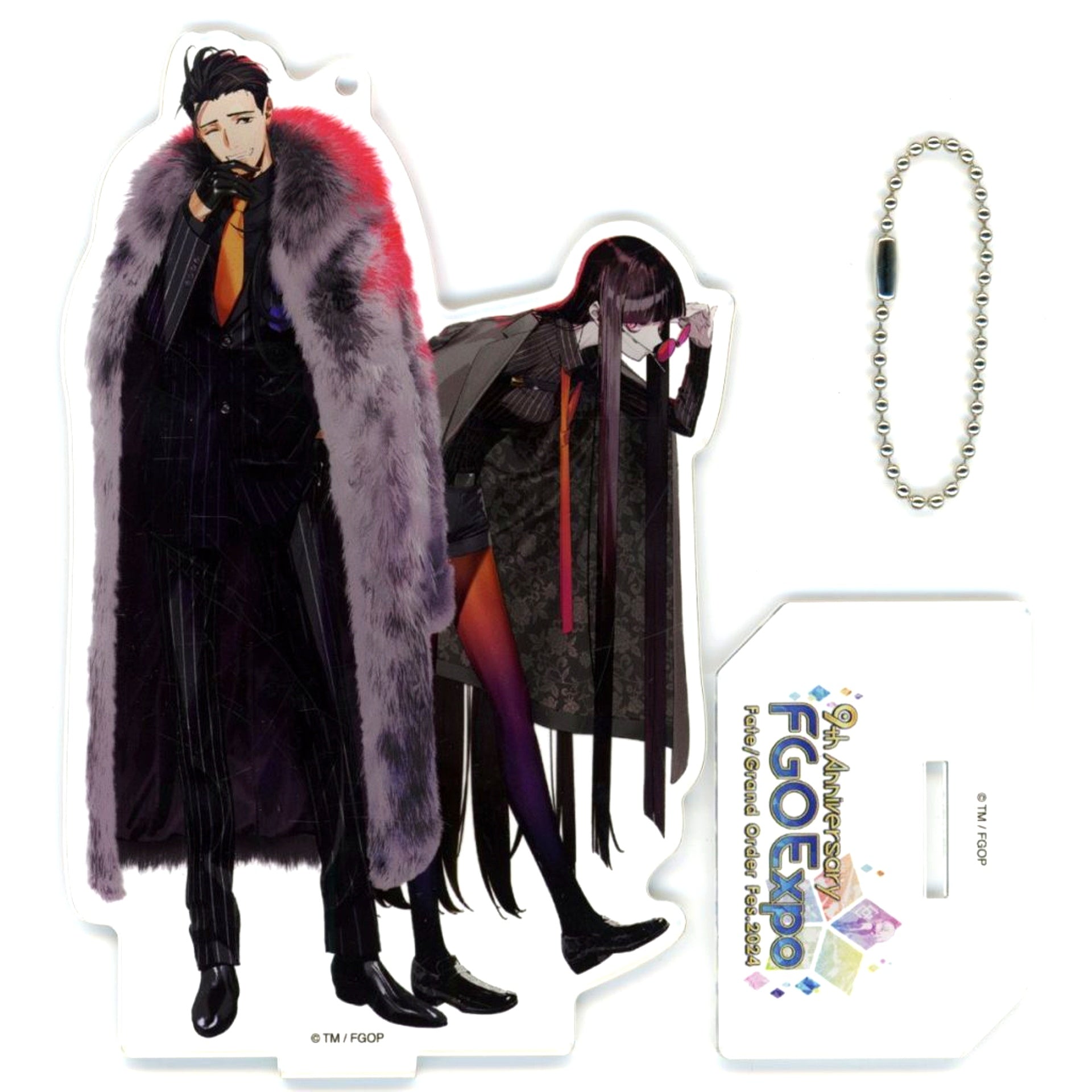Rider Sakamoto Ryoma Fate/Grand Order Drawn Illustration Acrylic Mascot F FGO Fes. 2024 9th Anniv [USED]
