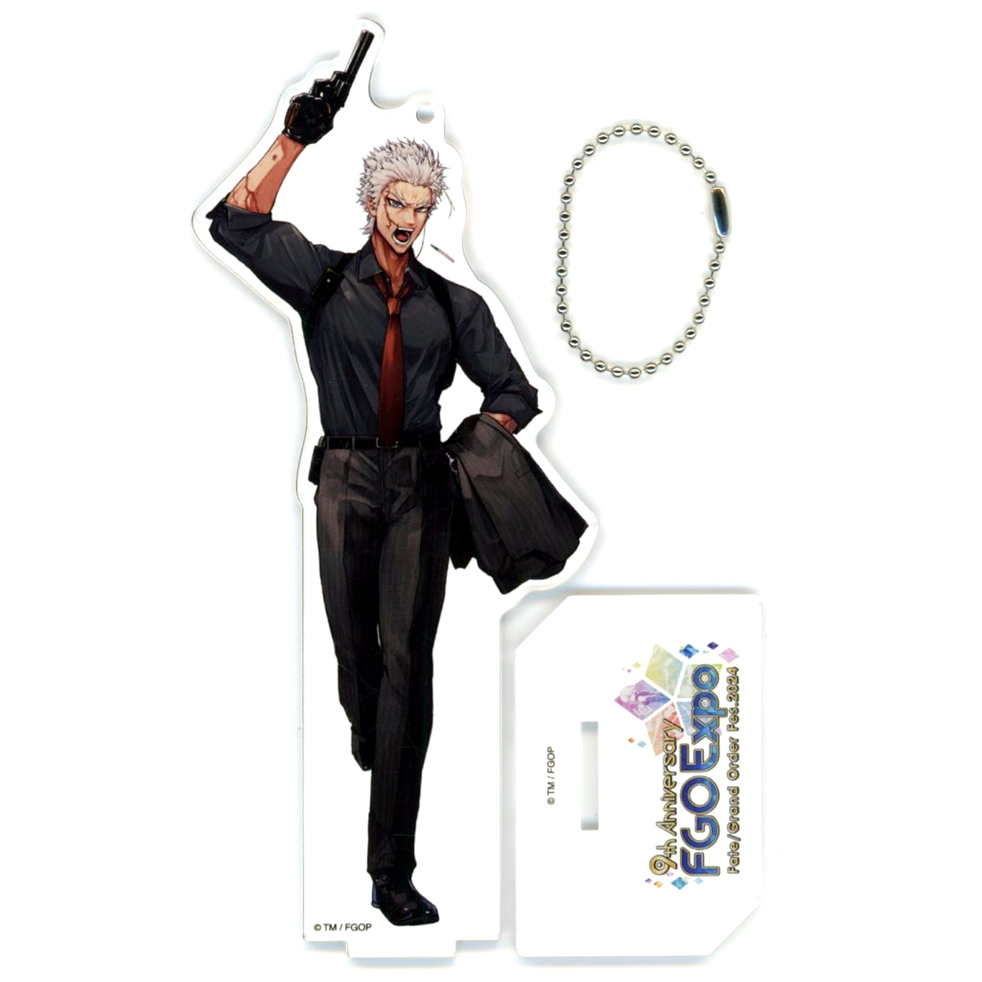 Berserker Shinpachi Nagakura F Servant Specific Illustration Acrylic Mascot Fate/Grand Order Fes. 2024 9th Anniversary [USED]