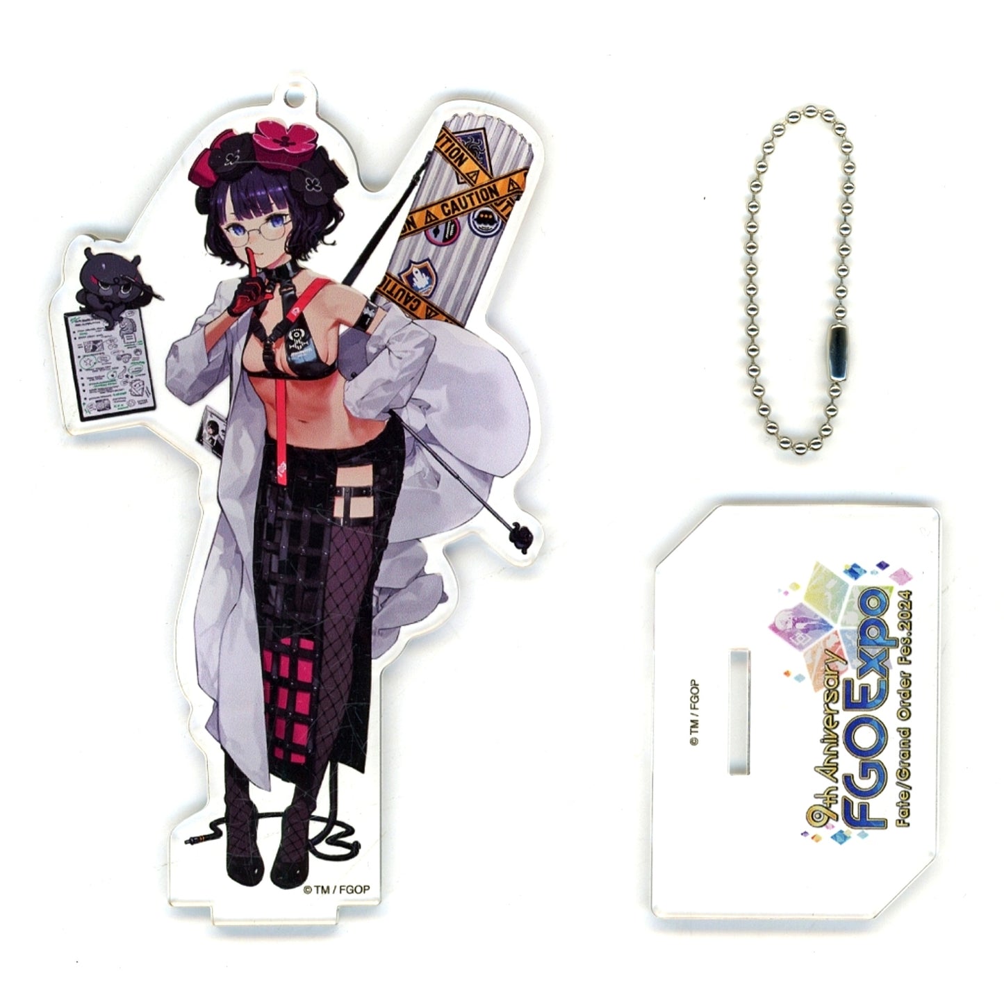 Saber Katsushika Hokusai Drawn Illustration Acrylic Mascot F Fate/Grand Order Fes. 2024 9th Anniversary [USED]