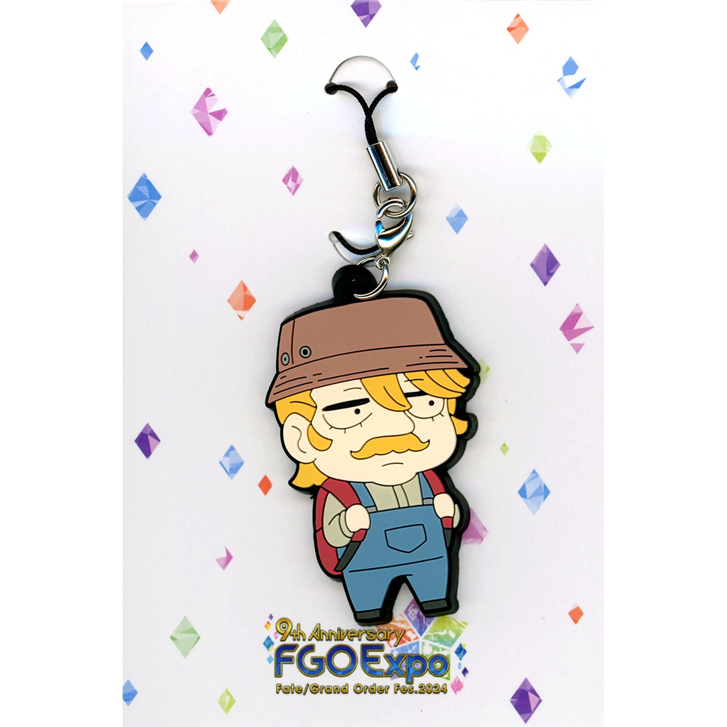 Goredolf Musik Fate/Grand Order Riyo Drawn Illustration Rubber Charm FGO Fes. 2024 9th Anniv [USED]
