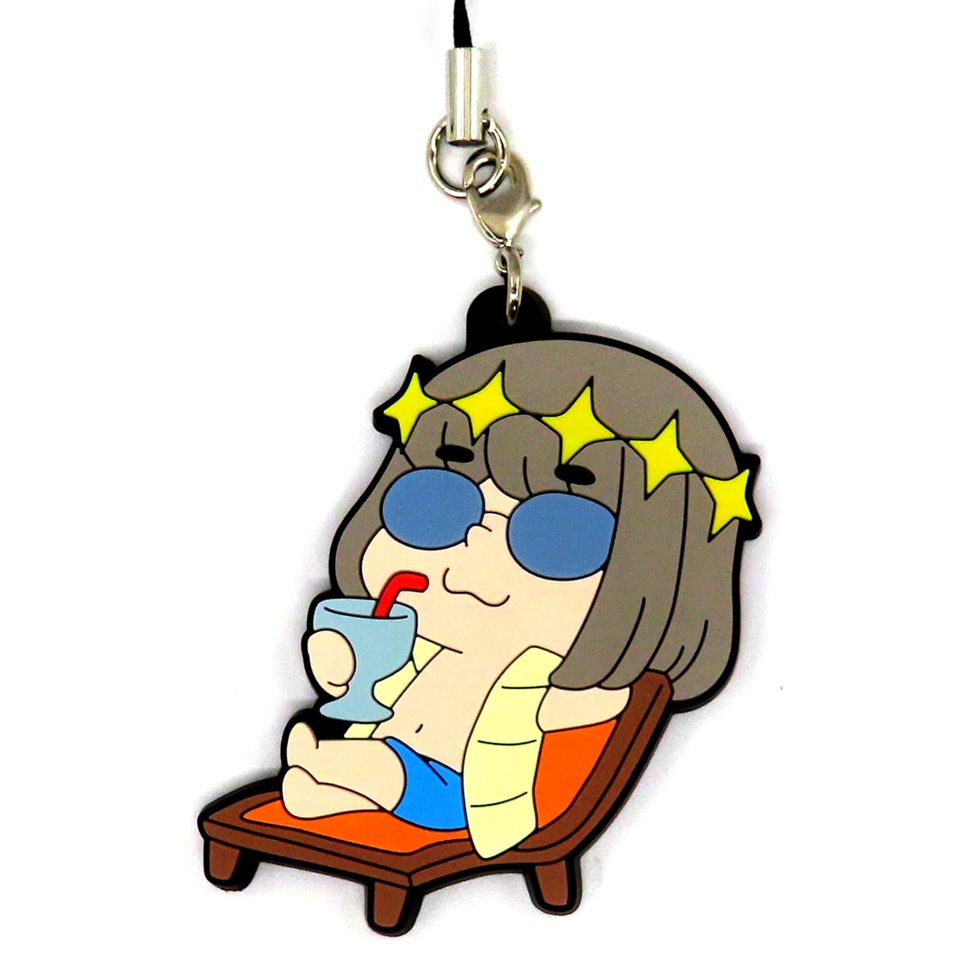 Pretender Oberon Fate/Grand Order Riyo Drawn Illustration Rubber Charm Fate/Grand Order Fes. 2024 9th Anniversary [USED]