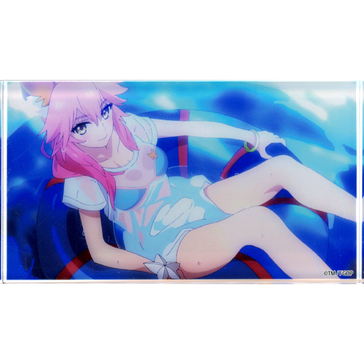 Tamamo no Mae Swimsuit Lancer Fate/Grand Order Fes. 2024 9th Anniversary Random Acrylic Block FGO 2016 Summer Chaldea Summer Memory Healing White Beach [USED]