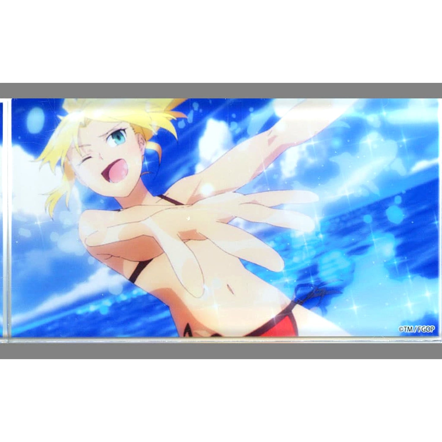 Fate/Grand Order Mordred Rider Swimsuit Random Acrylic Block Fate/Grand Order Fes. 2024 9th Anniversary FGO 2016 Summer Chaldea Summer Memory Healing White Beach [USED]