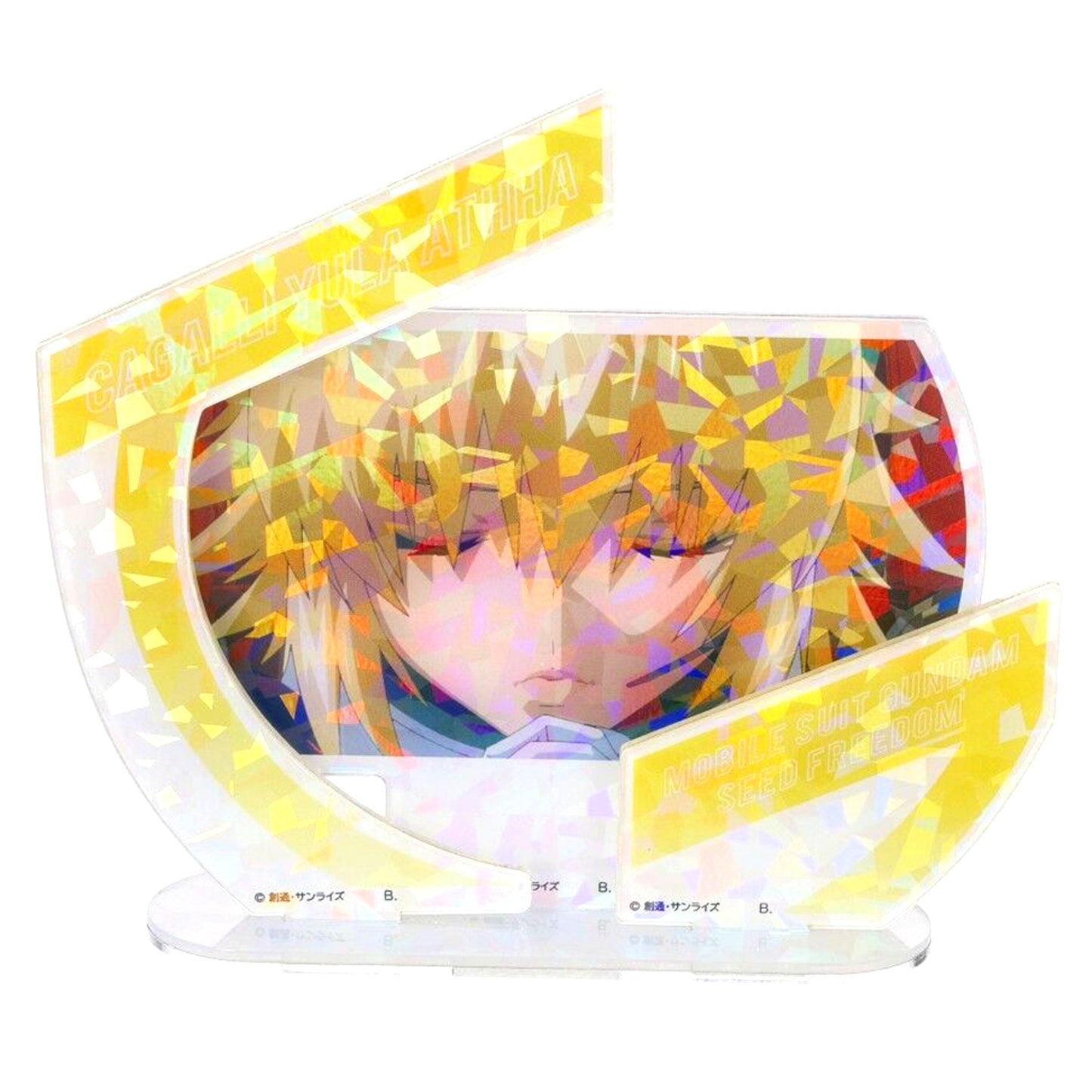 Cagalli Yula Athha Mobile Suit Gundam SEED FREEDOM Kira & Cagalli Birthday Series Hologram Acrylic Stand [USED]