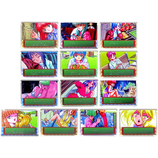 Set of 13 Tokimeki Memorial 30th Anniversary Animate Only Shop Still Mini Noble Art Collection [USED]