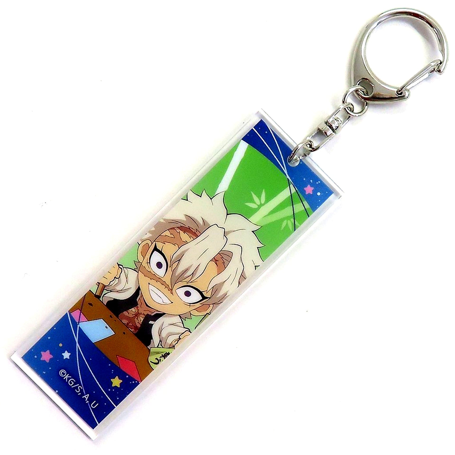 Sanemi Shinazugawa Demon Slayer Kimetsu no Yaiba Tanabata Event 2024 Random Tanzaku Style Acrylic Keychain [USED]