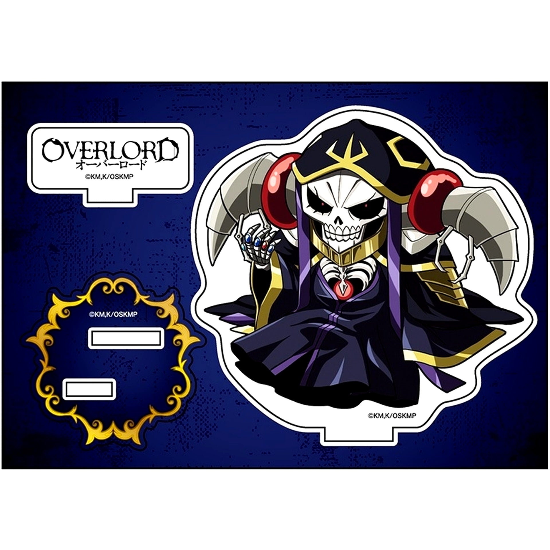 Ainz Ooal Gown Overlord Petanko Acrylic Figure [USED]