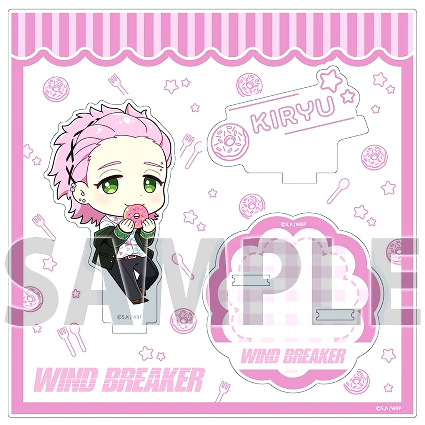 Mitsuki Kiryu Mogumogu Ver. WIND BREAKER Acrylic Stand [USED]