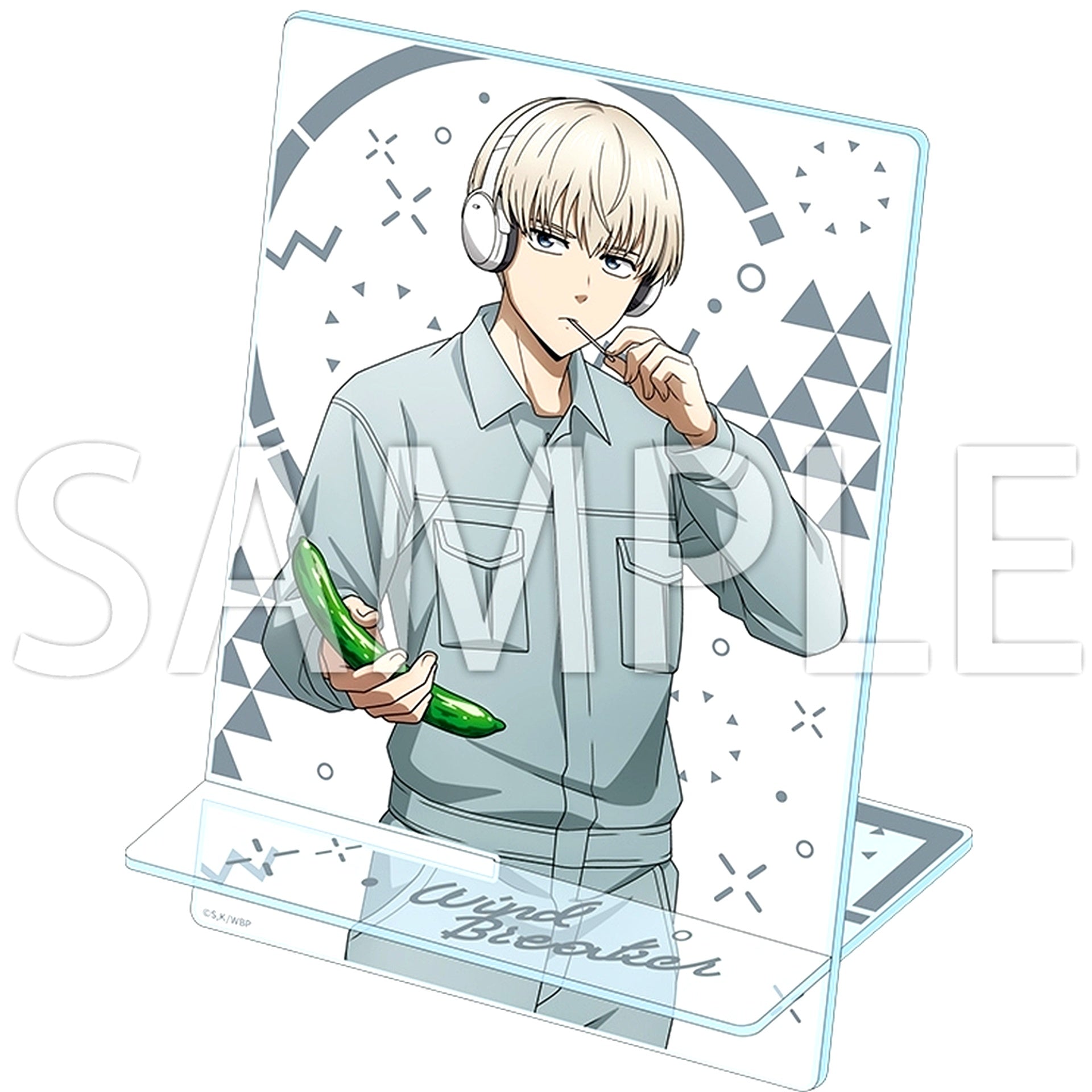 Ren Kaji Vegetable Harvest Ver. WIND BREAKER Acrylic Comic Stand [USED]