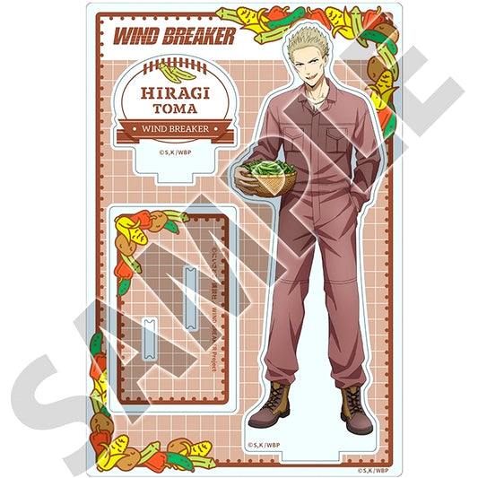 Toma Hiragi Vegetable Harvest Ver. Acrylic Stand WIND BREAKER [USED]