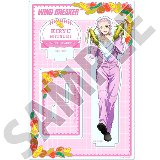 Mitsuki Kiryu Vegetable Harvest ver. WIND BREAKER Acrylic Stand [USED]