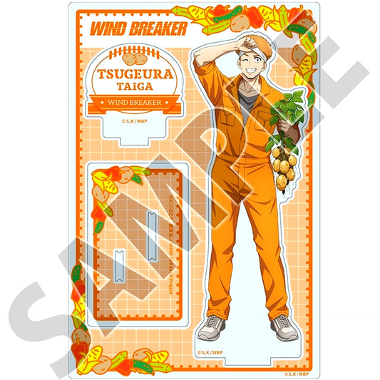 Taiga Tsugeura Vegetable Harvest Ver. WIND BREAKER Acrylic Stand [USED]
