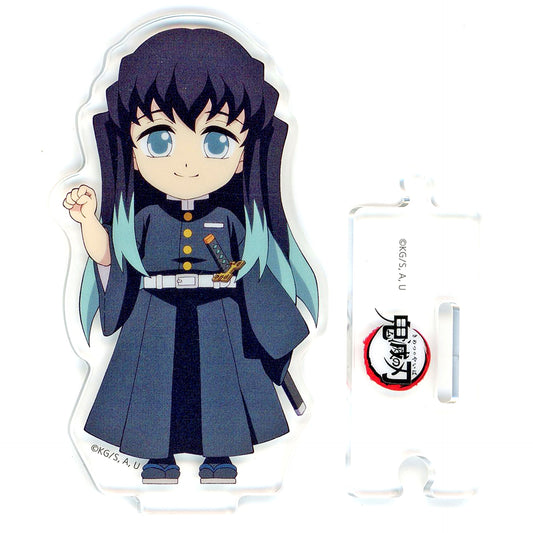 Muichiro Tokito - Right Hand Raised Demon Slayer Total Concentration Exhibition Swordsmith Village Arc and Hashira Training Arc Newly Drawn Mini Character Connecting Random Acrylic Stand A [USED]