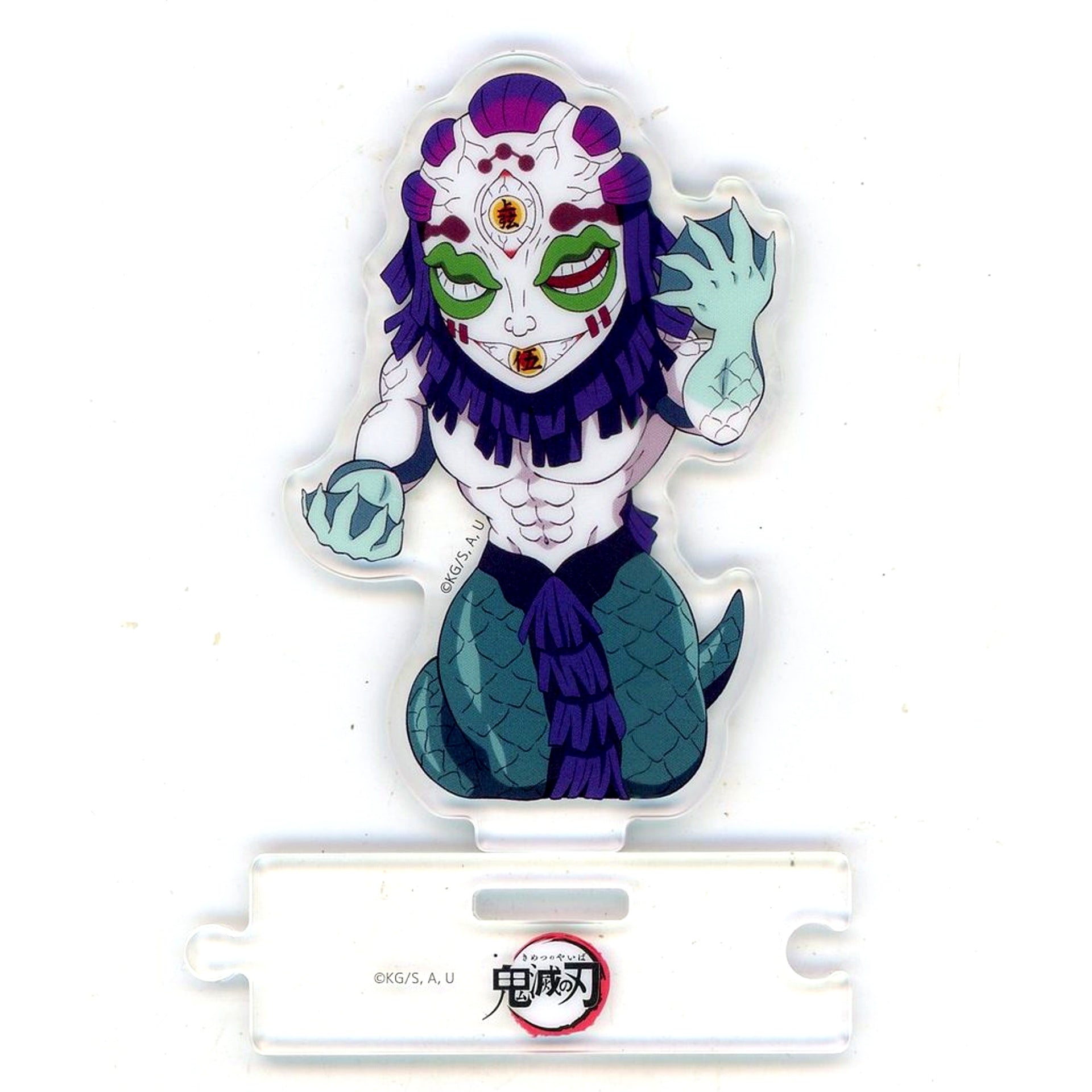 Gyokko - Left Hand Raised Demon Slayer: Kimetsu no Yaiba Total Concentration Exhibition Swordsmith Village Arc / Hashira Training Arc Newly Drawn Mini Character Connecting Random Acrylic Stand A [USED]