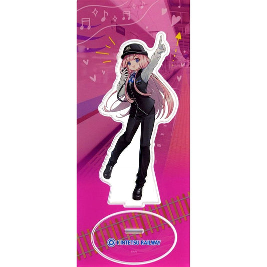 Suo Sango Kintetsu Uniform Acrylic Stand Virtual YouTuber Nijisanji VTuber NIJISANJI Suo Sango x Hyakumantenbara Salome x Shima Spain Village: Ambassadors Invite You to Shima Spain Salomengo Village! [USED]