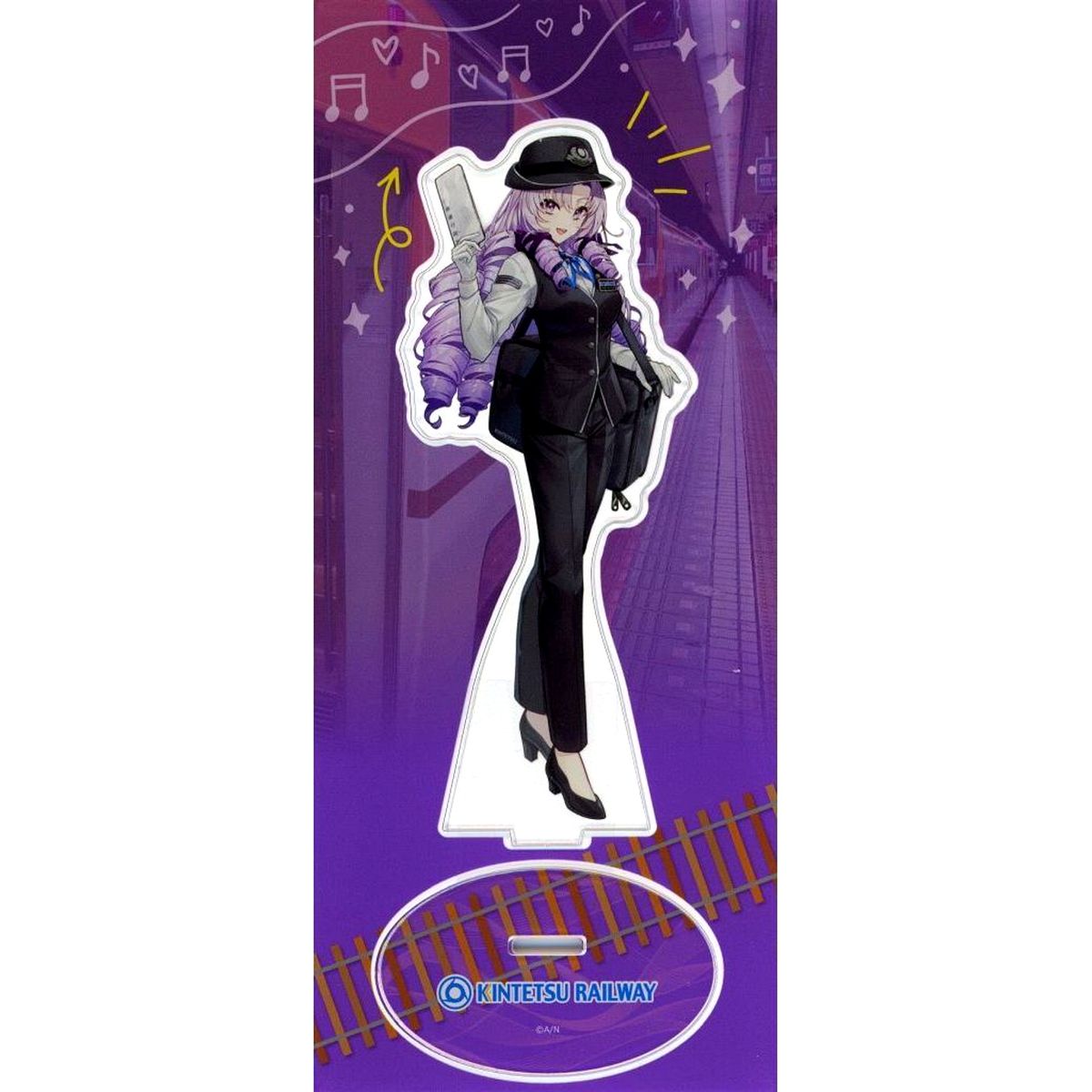 Hyakumantenbara Salome Kintetsu Uniform Acrylic Stand Virtual YouTuber Nijisanji VTuber NIJISANJI Suo Sango x Hyakumantenbara Salome x Shima Spain Village: Ambassadors Invite You to Shima Spain Salomengo Village! [USED]