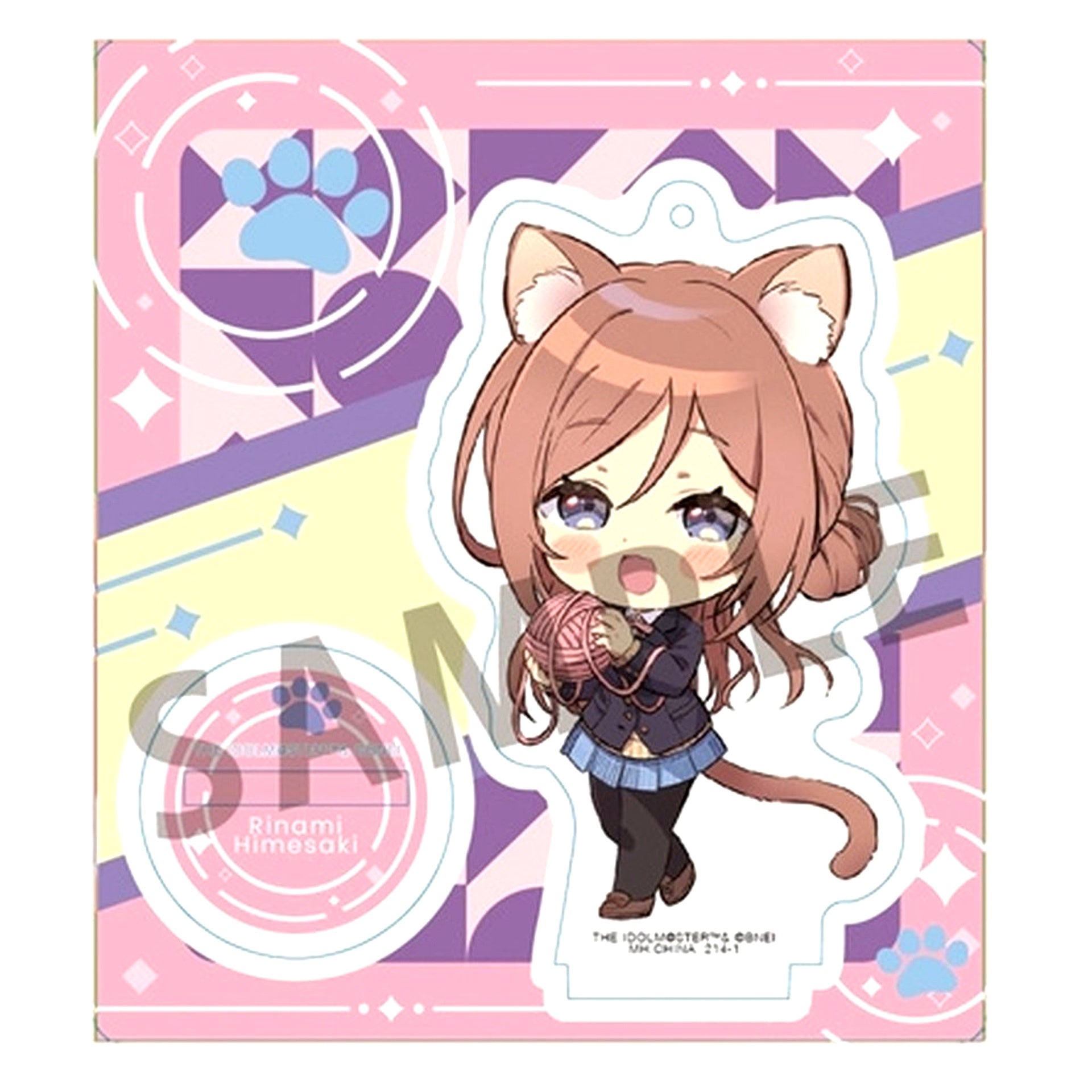 Rinami Himesaki Gakuen Idolmaster Tokotoko Acrylic Stand 10 [USED]