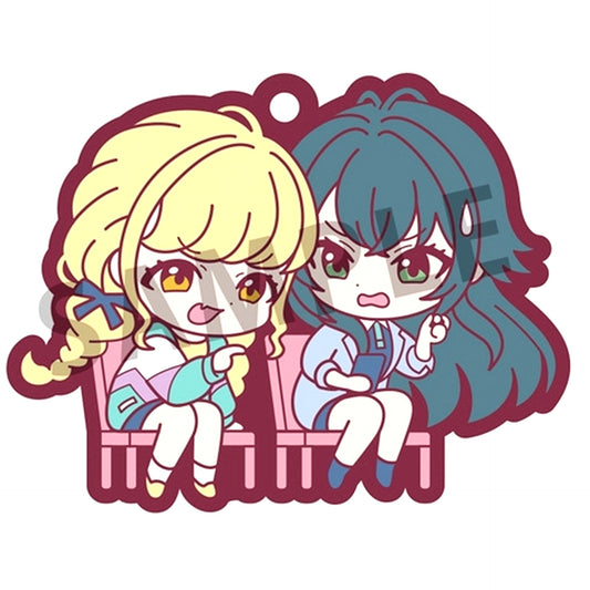 Kotone Fujita & Temari Tsukimura 2 Gakuen Idolmaster Buddy Colle Rubber Mascot [USED]