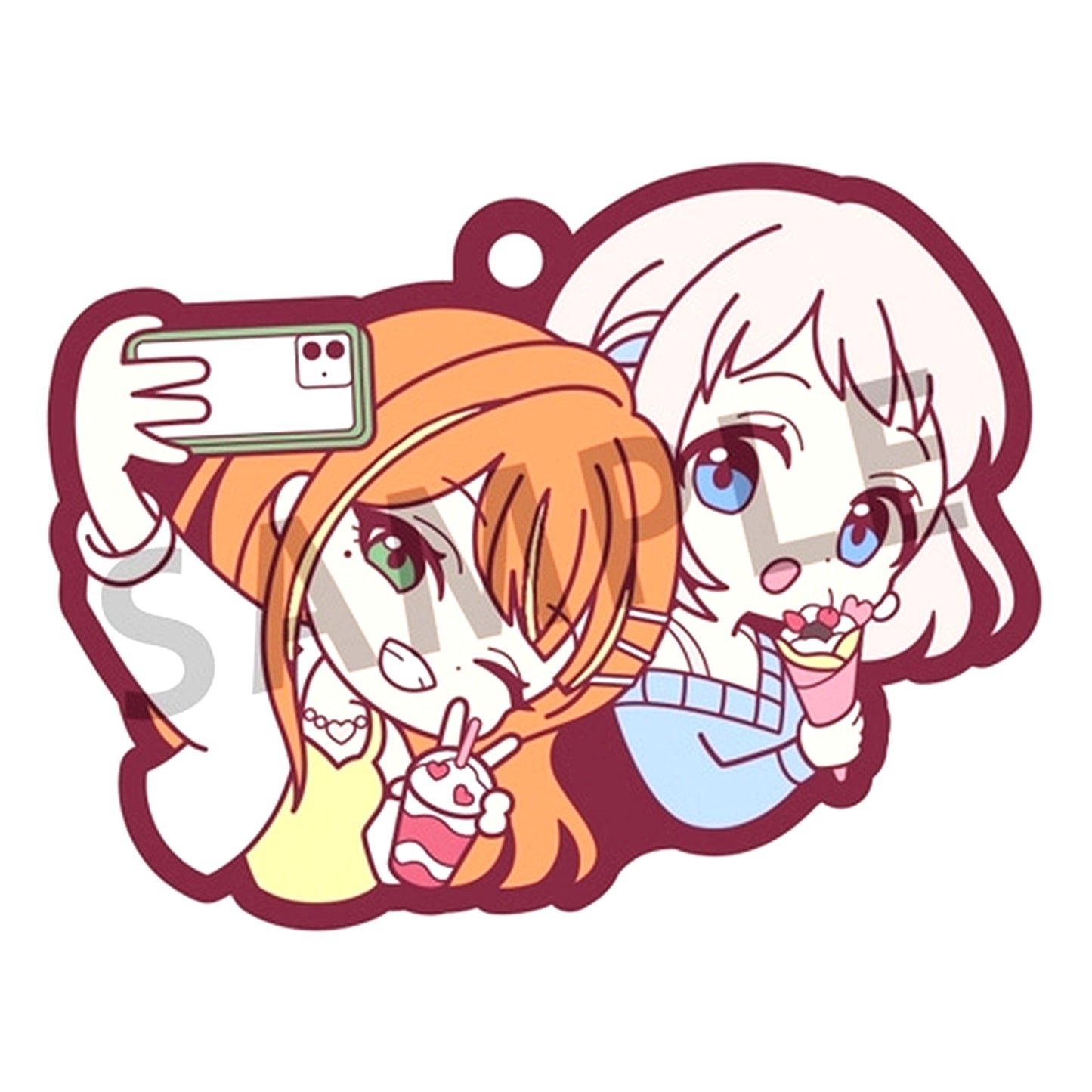 Sumika Shiun & Lilja Katsuragi Gakuen Idolmaster Rubber Mascot Buddy Colle [USED]