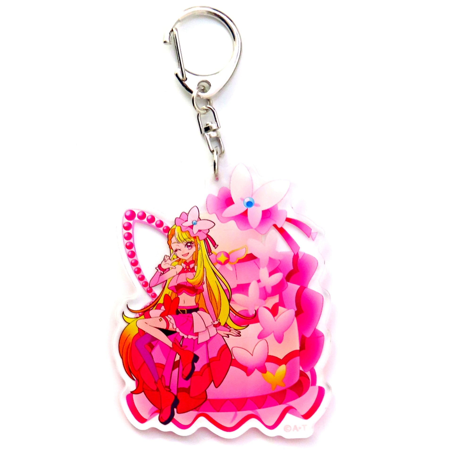 Cure Butterfly Hirogaru Sky! PreCure Birthday Sweets Collection Acrylic Keychain Pretty Store Ltd [USED]
