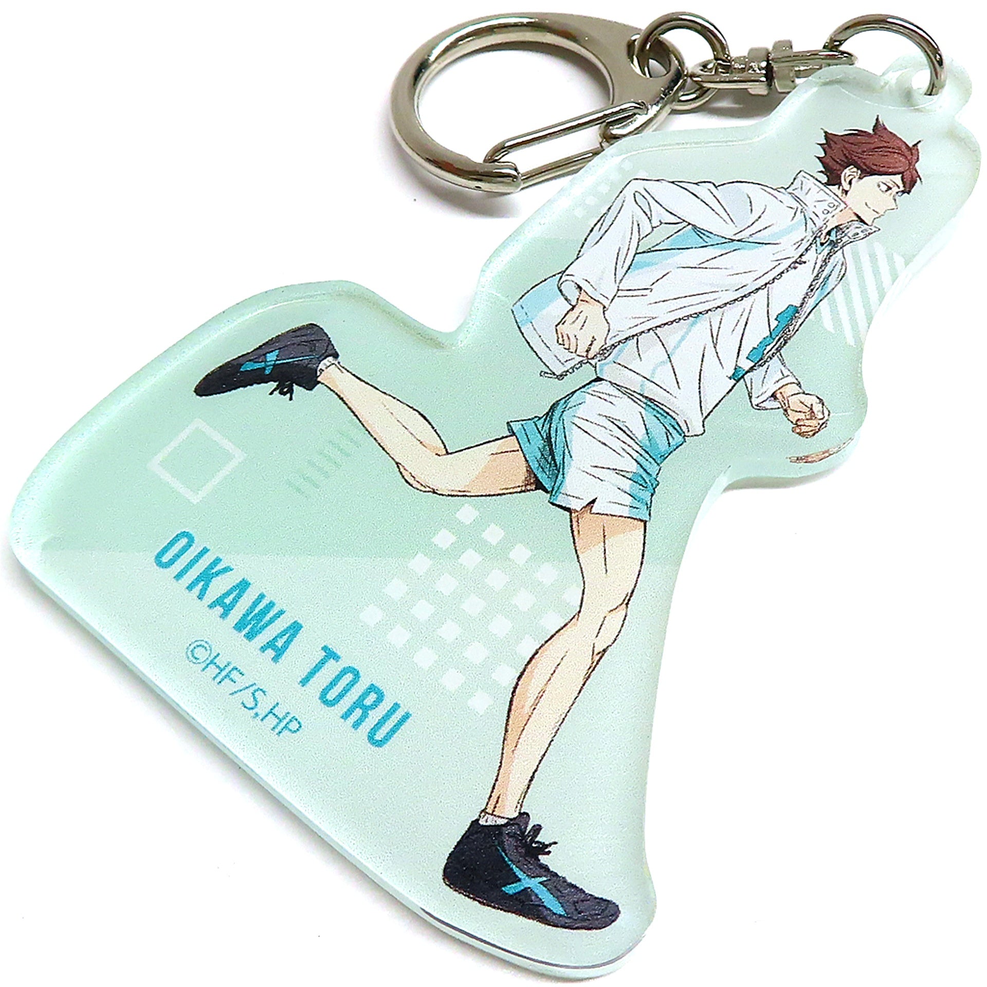 Toru Oikawa Haikyu!! National Expedition Pop Up Store Trading Acrylic Keychain Drawn Visual [USED]
