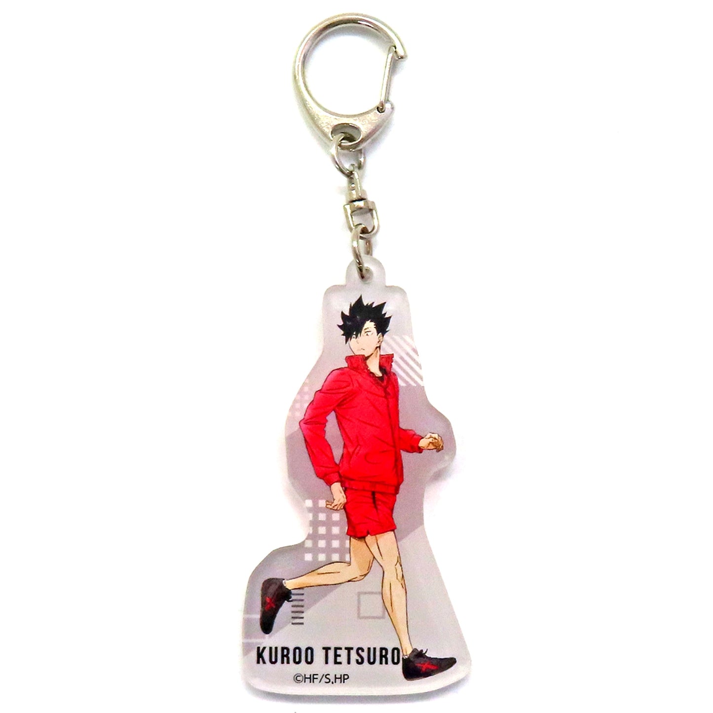 Tetsuro Kuroo Haikyu!! National Expedition Pop Up Store Trading Acrylic Keychain Drawn Visual [USED]