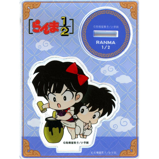 Ranma Saotome and Ukyo Kuonji Acrylic Stand Playback Ranma 1/2 Village Vanguard Limited [USED]
