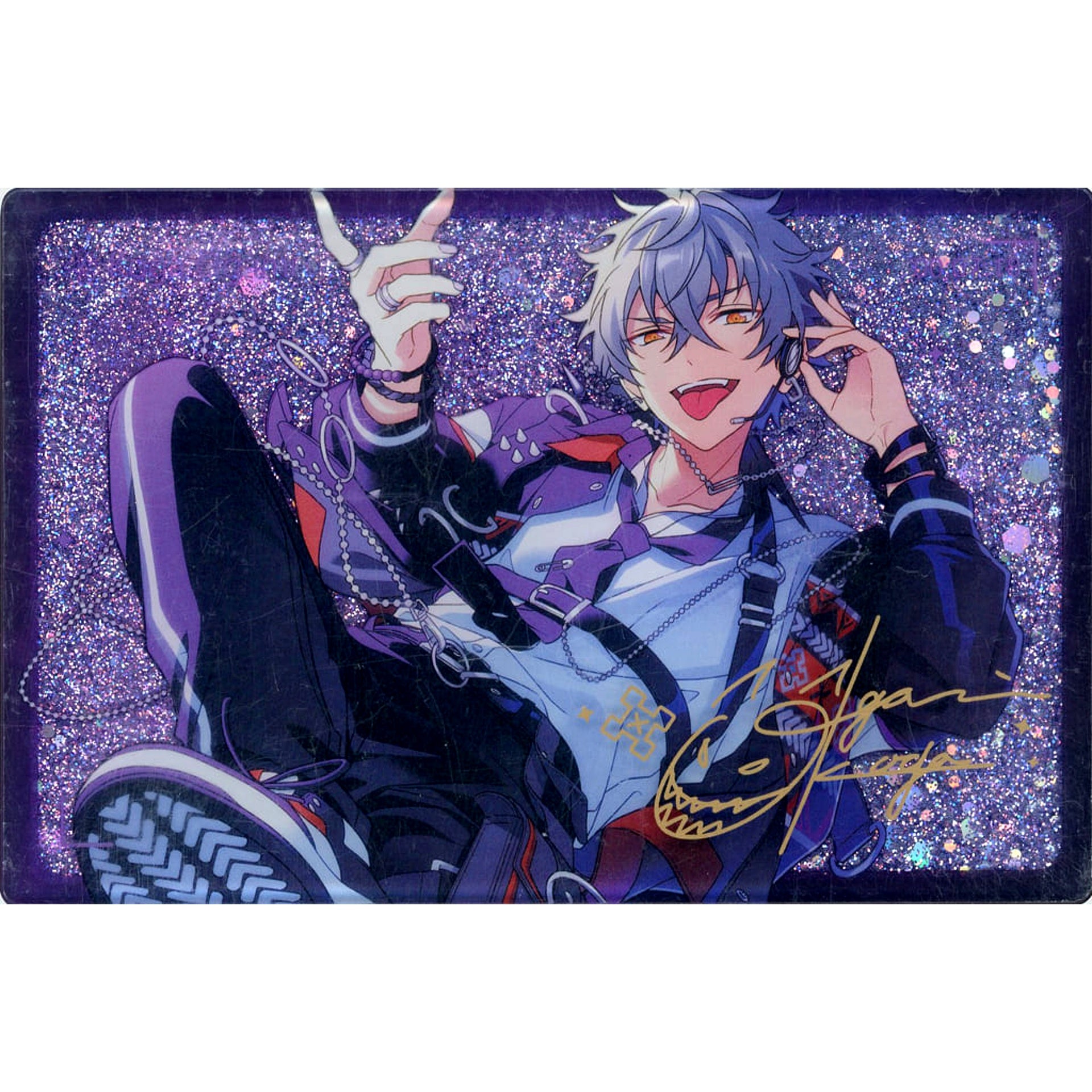 Koga Ogami Ensemble Stars!! Floating Shadow Quicksand Acrylic Block China Limited [USED]