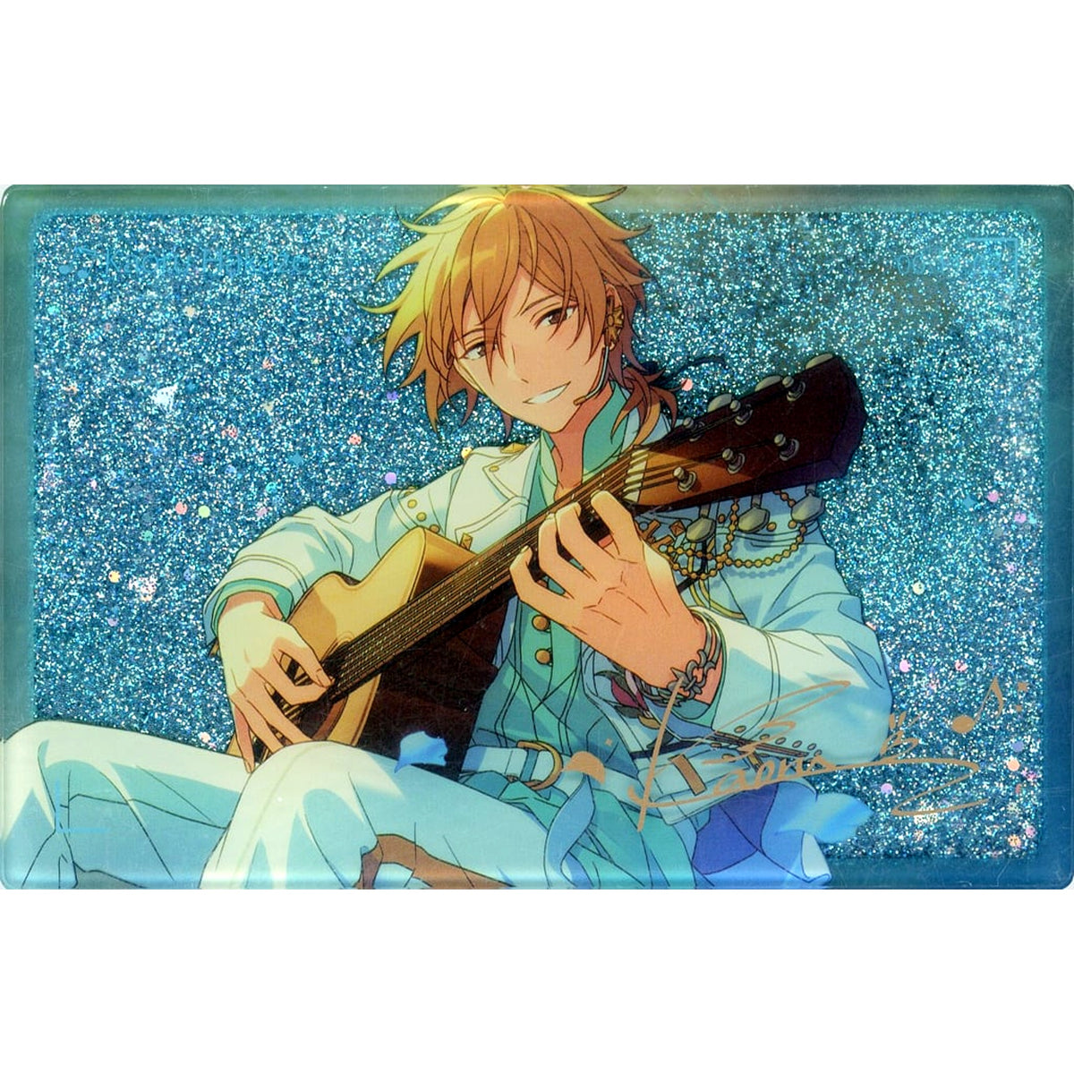 Kaoru Hakaze Ensemble Stars!! Floating Shadow Quicksand Acrylic Block China Limited [USED]