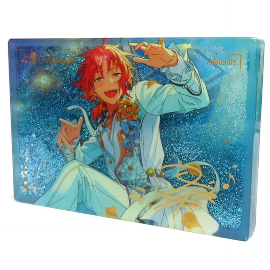 Leo Tsukinaga Ensemble Stars!! China Exclusive Floating Shadow Quicksand Acrylic Block [USED]