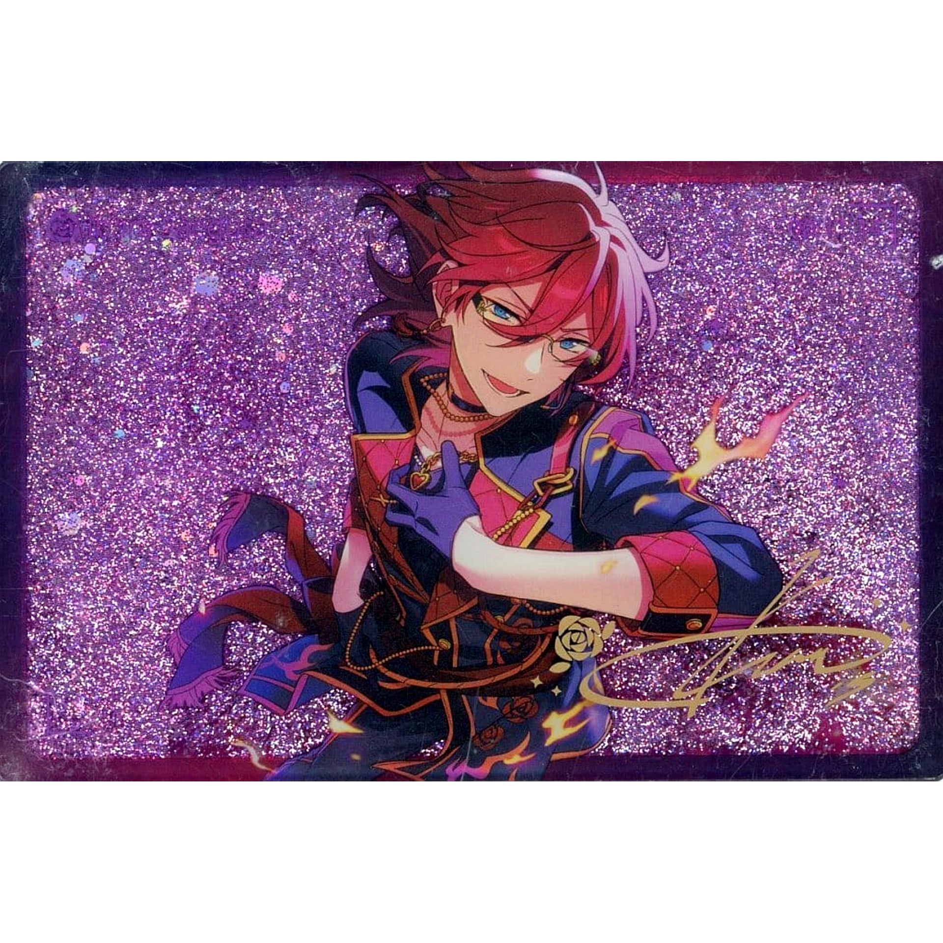 Ibara Saegusa Ensemble Stars!! Floating Shadow Quicksand Acrylic Block China Limited [USED]