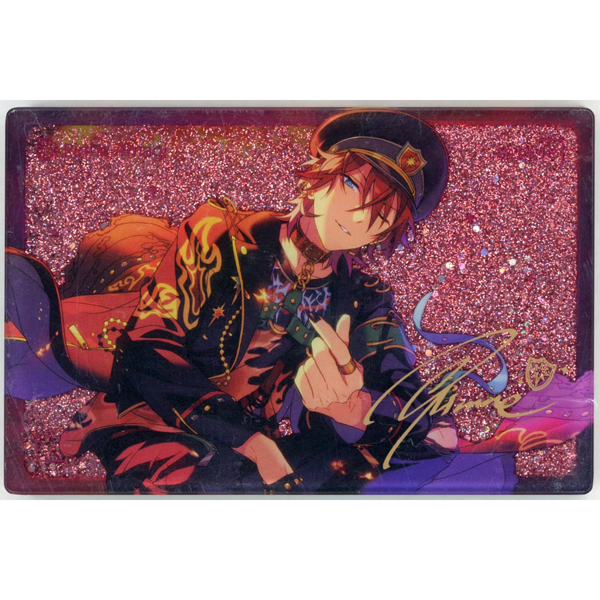 Rinne Amagi Ensemble Stars!! Floating Shadow Flowing Sand Acrylic Block China Exclusive [USED]