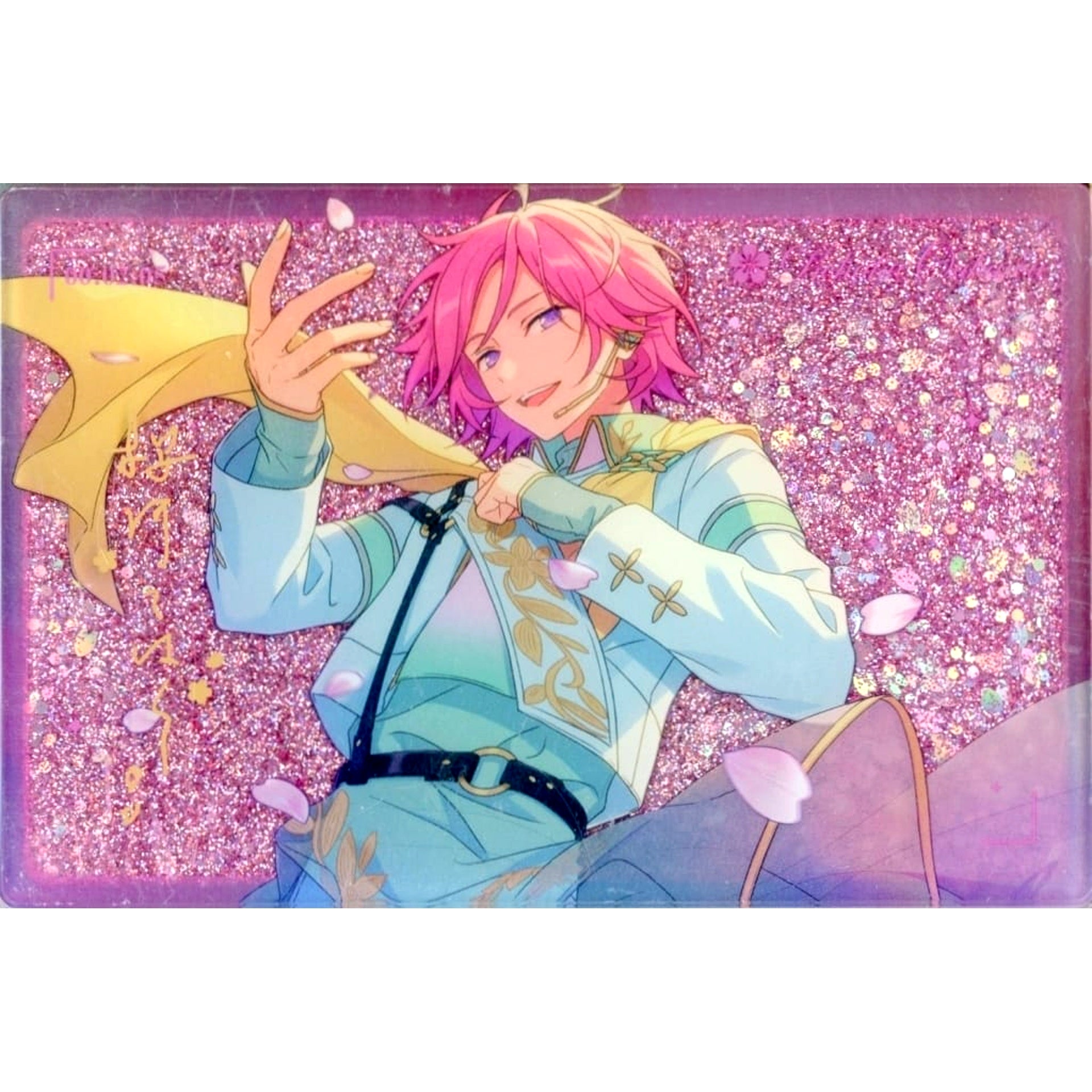 Kohaku Oukawa Ensemble Stars!! China Exclusive Floating Shadow Quicksand Acrylic Block [USED]