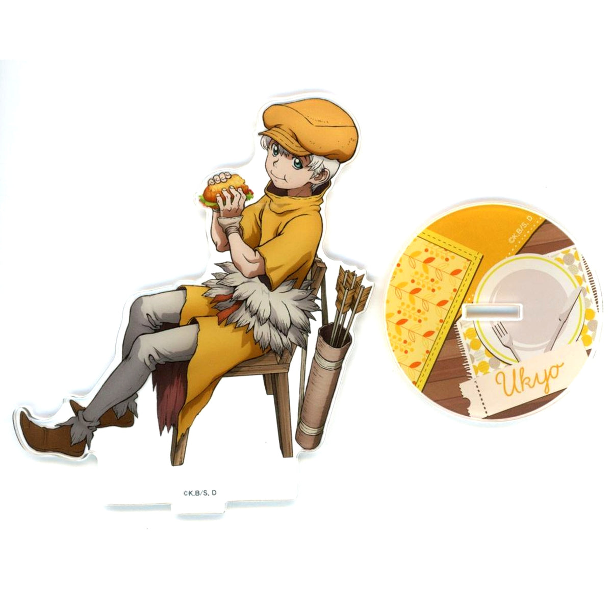 Ukyo Saionji Dr. STONE Acrylic Stand POP UP SHOP in animega sofmap: Lunch time [USED]