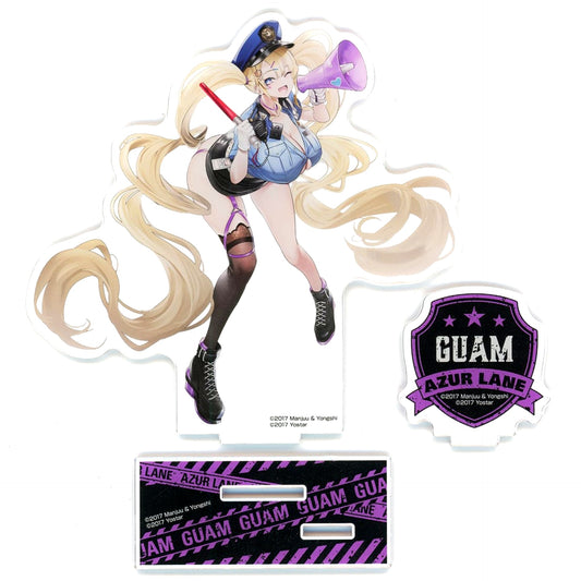 Guam BIG Acrylic Stand Security Ver. Azur Lane C104 Goods [USED]