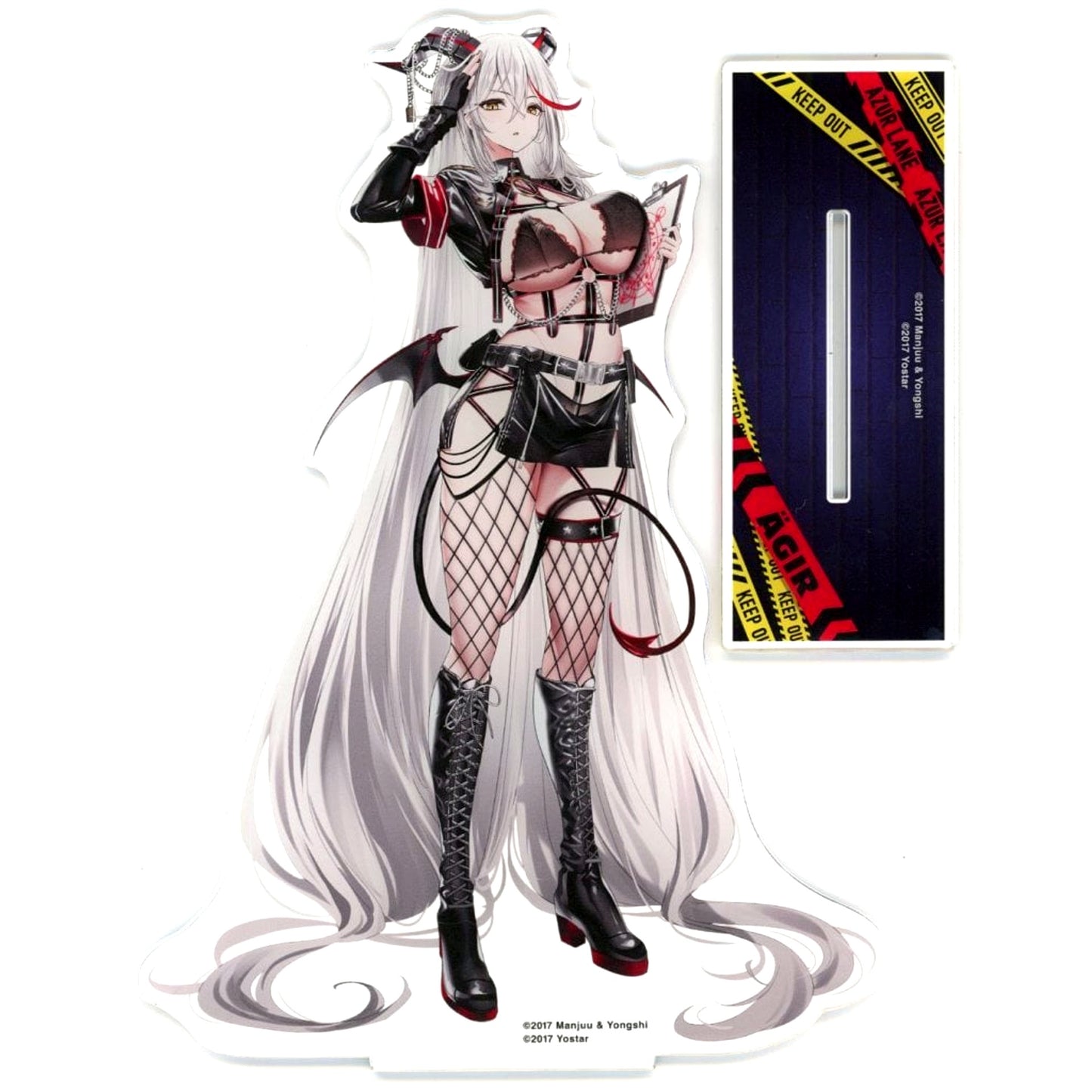 Agir BIG Acrylic Stand LL Security Ver. Azur Lane C104 Goods [USED]