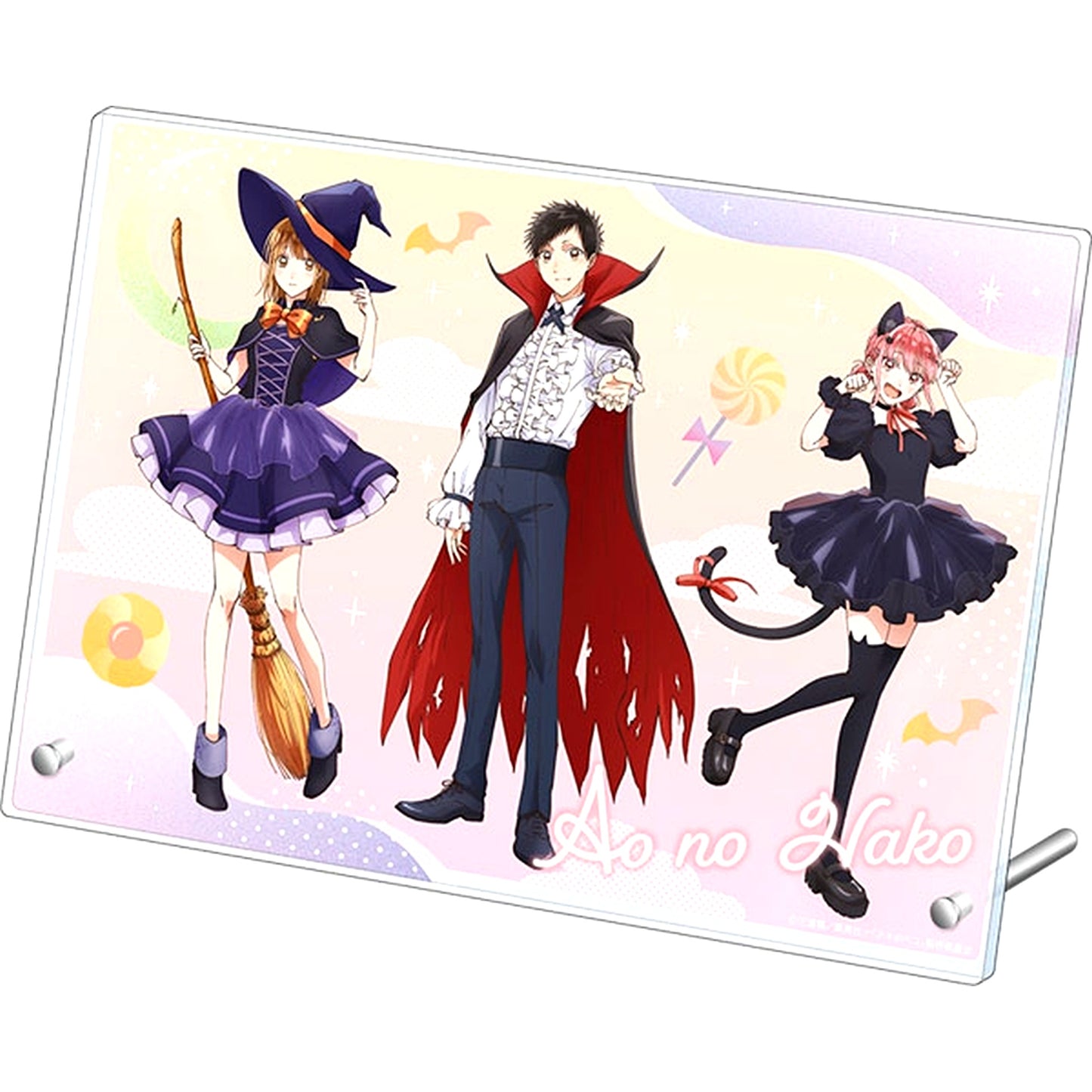 Taiki Inomata & Chinatsu Kano & Hina Chono Acrylic Art Panel Blue Box [USED]