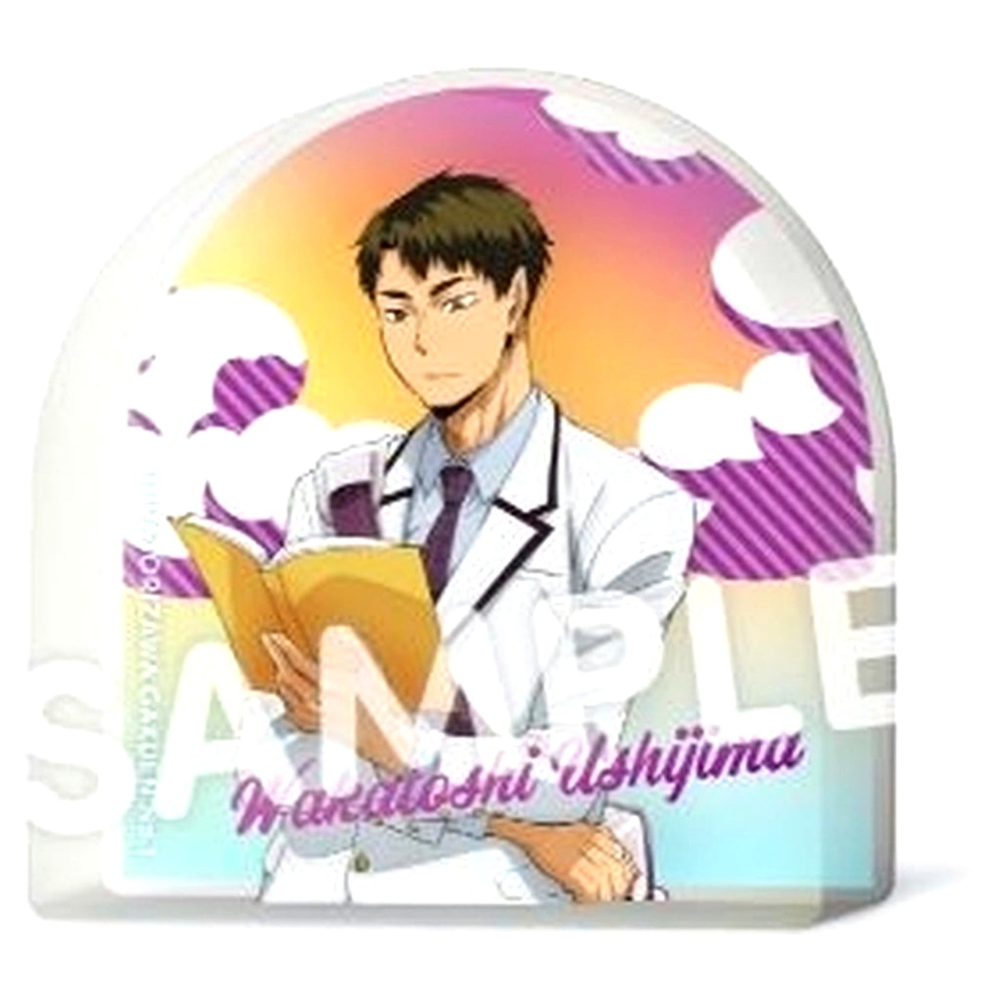 Wakatoshi Ushijima Haikyu!! On the Way Home Trading Acrylic Block [USED]