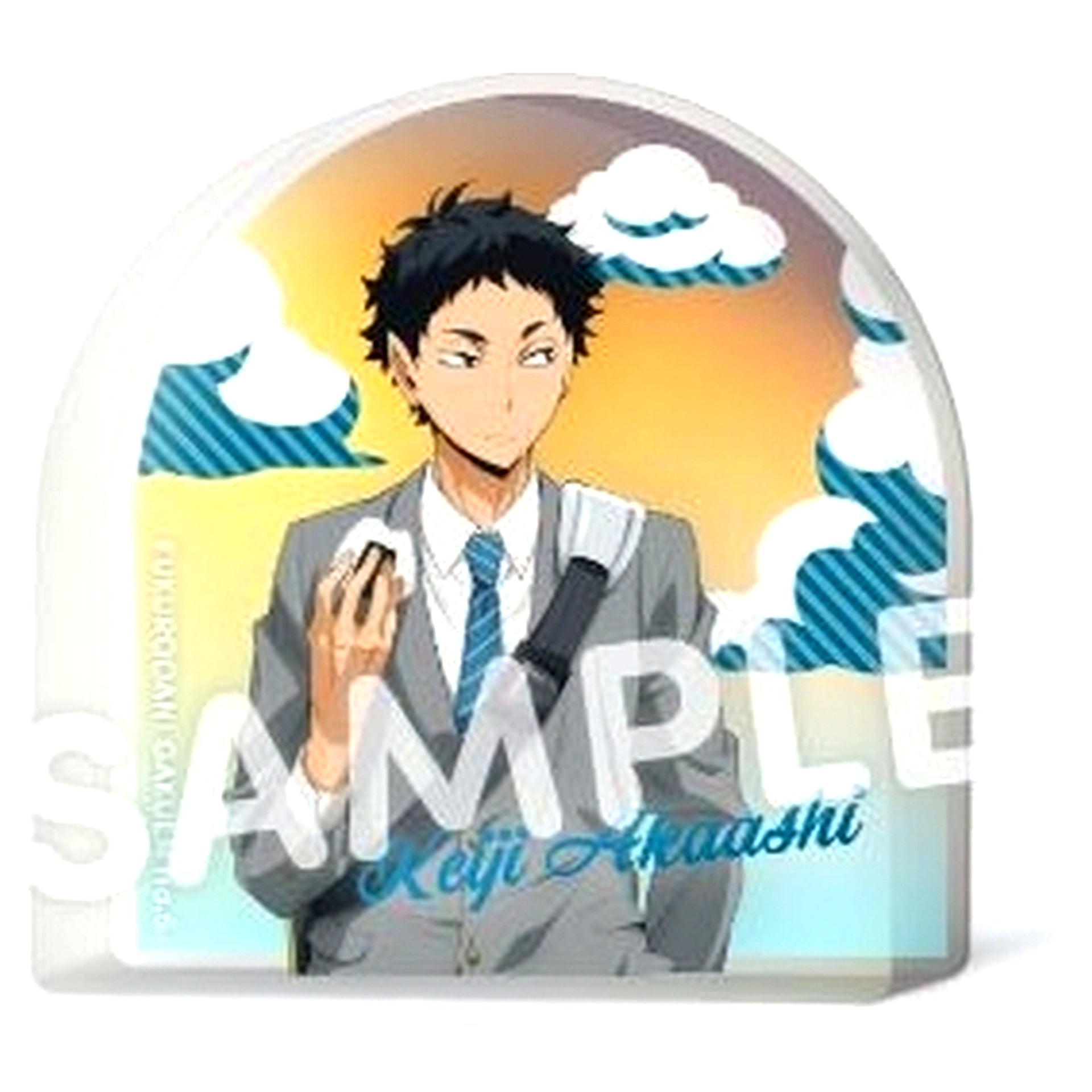 Keiji Akaashi Haikyu!! Way Home Trading Acrylic Block [USED]