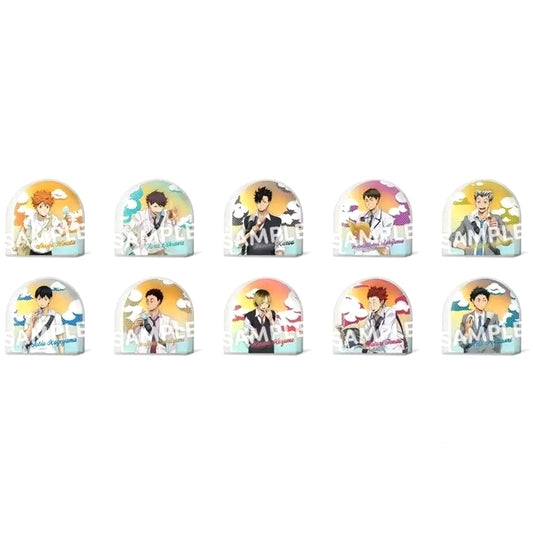 Haikyu!! Shoyo Hinata & Others All 10 Types Set On the Way Home Trading Acrylic Blocks Acrylic Item [USED]