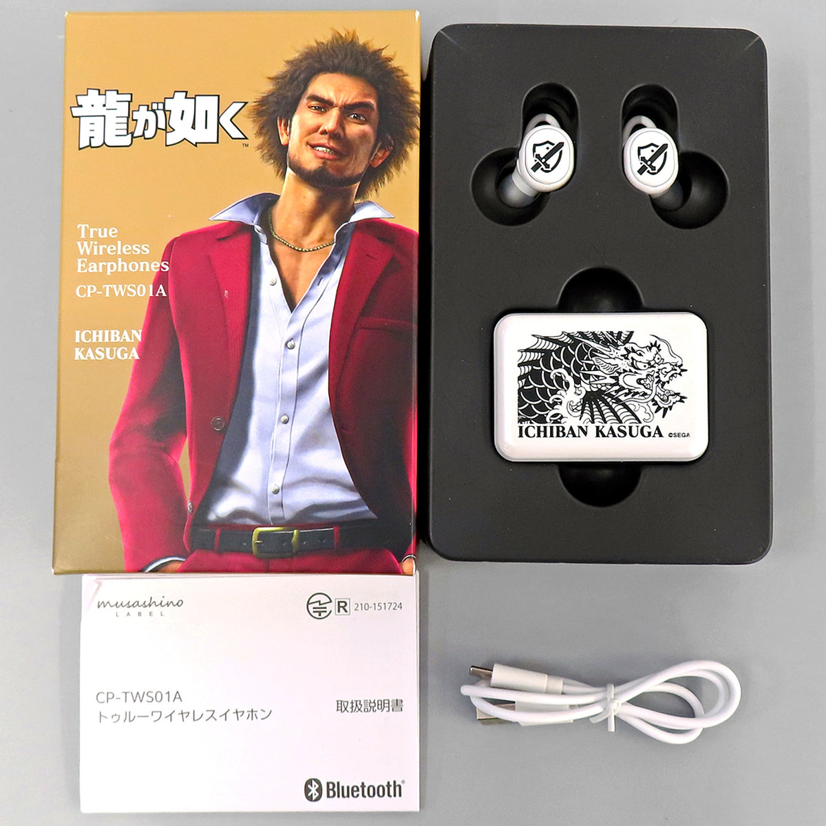 Ichiban Kasuga Wireless Earphones CP-TWS01A Yakuza Like a Dragon x ONKYO [USED]