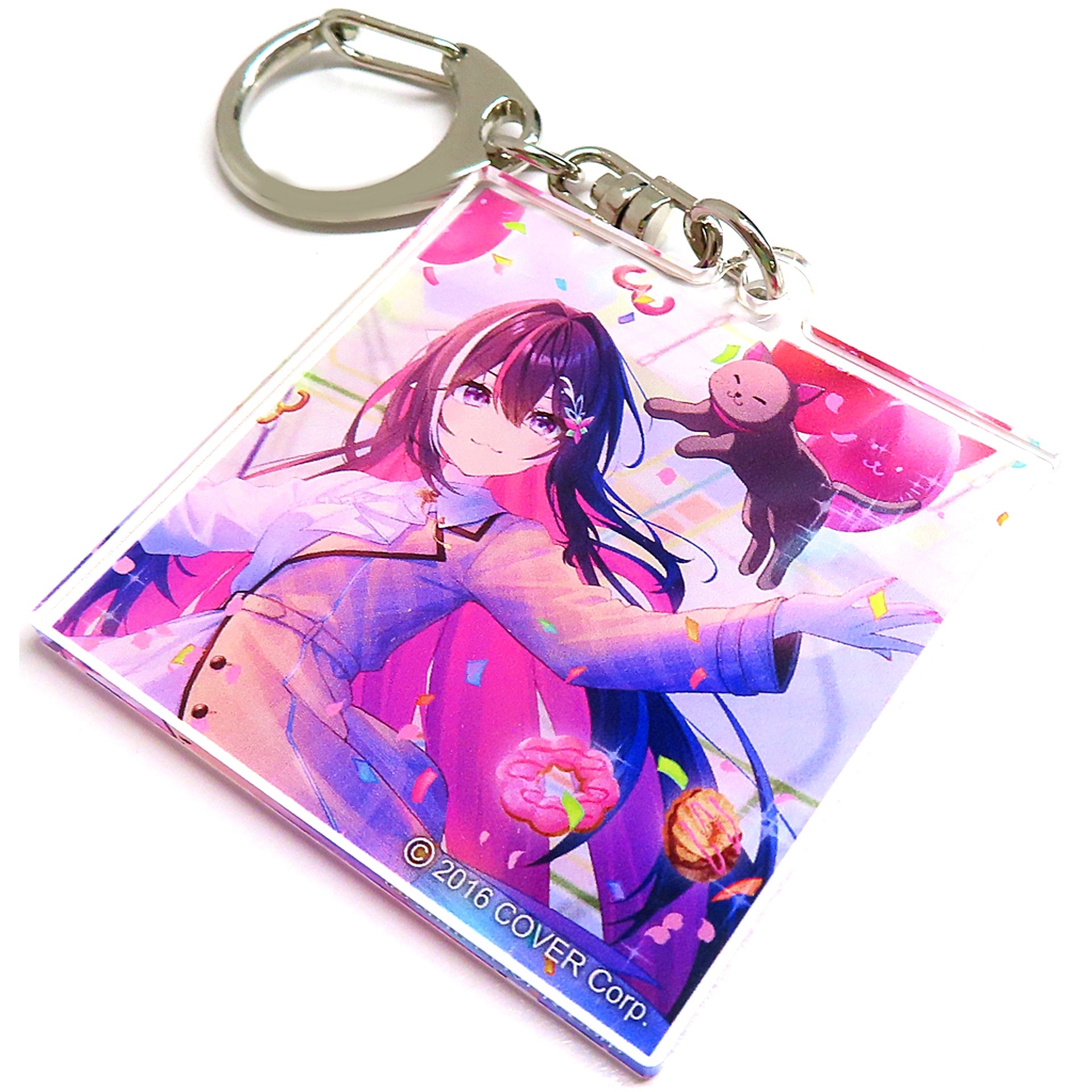 AZKi Hololive 3rd Map Acrylic Keychain Prize C Major Debut LiVE Onsei Entropy Trading Gacha [USED]