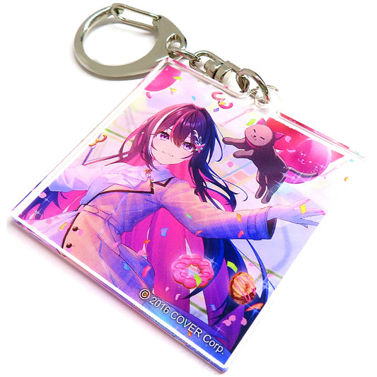 AZKi Hololive 3rd Map Acrylic Keychain Prize C Major Debut LiVE Onsei Entropy Trading Gacha [USED]