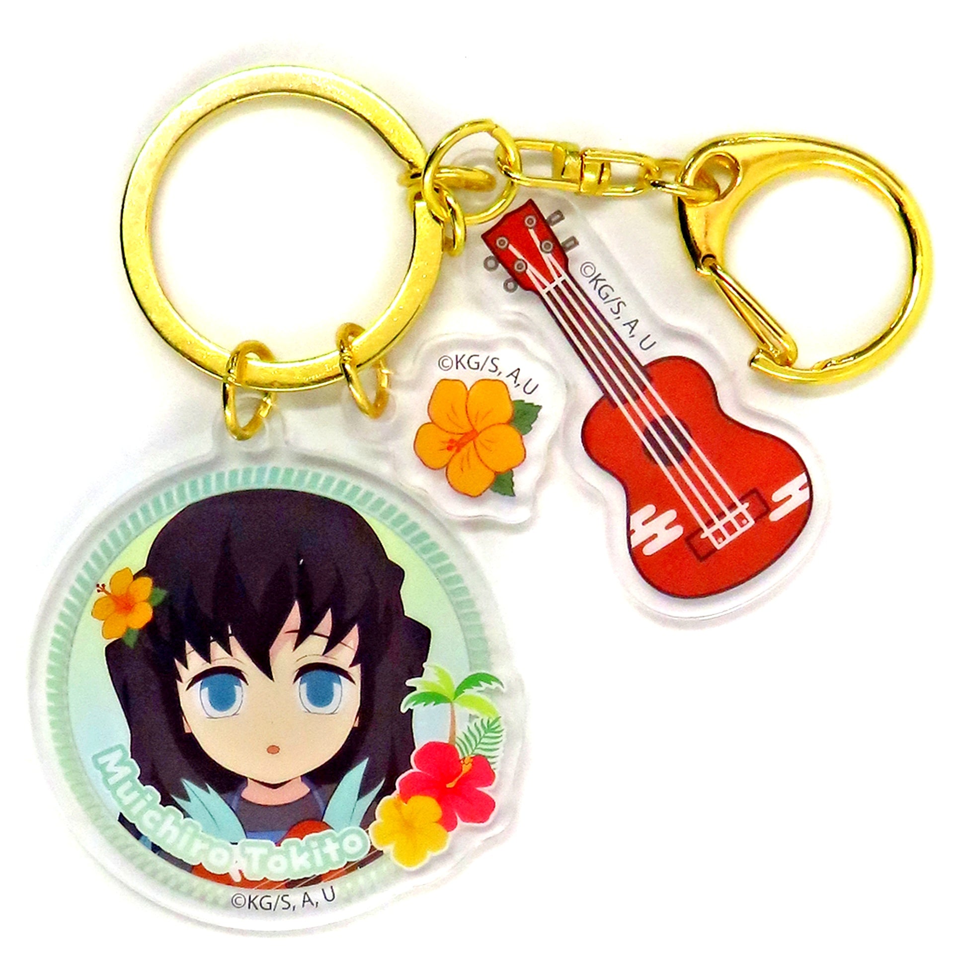 Muichiro Tokito Demon Slayer Beach House Event 2024 x ufotable Cafe Machi Asobi CAFE x ufotable DINING Random Combi Acrylic Charm B [USED]
