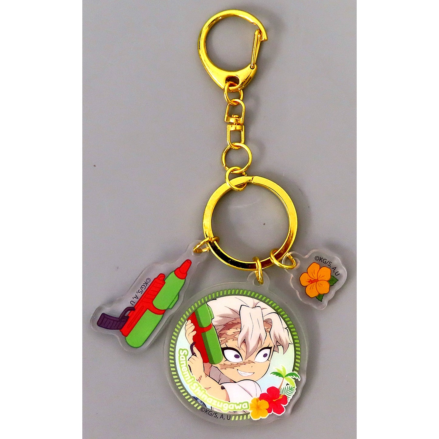 Sanemi Shinazugawa Demon Slayer Kimetsu no Yaiba Beach House Event 2024 ufotable Cafe DINING Random Combination Acrylic Charm B [USED]