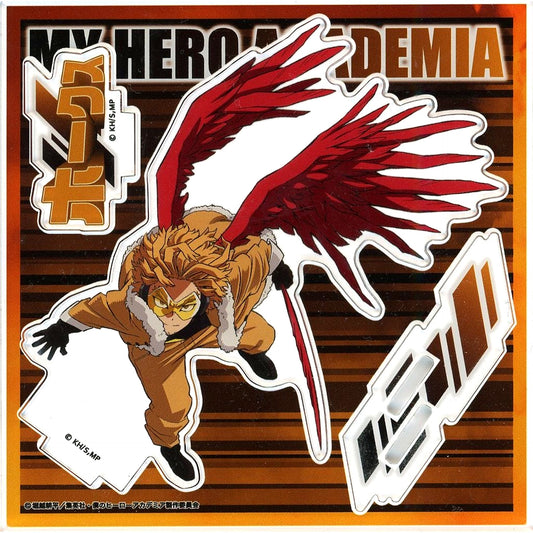 Hawks Acrylic Stand 6th Season Action My Hero Academia PLUS ULTRA SQUARE [USED]